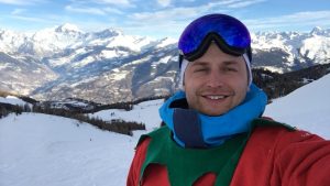 Interski Gap Year. Course student George Diffey